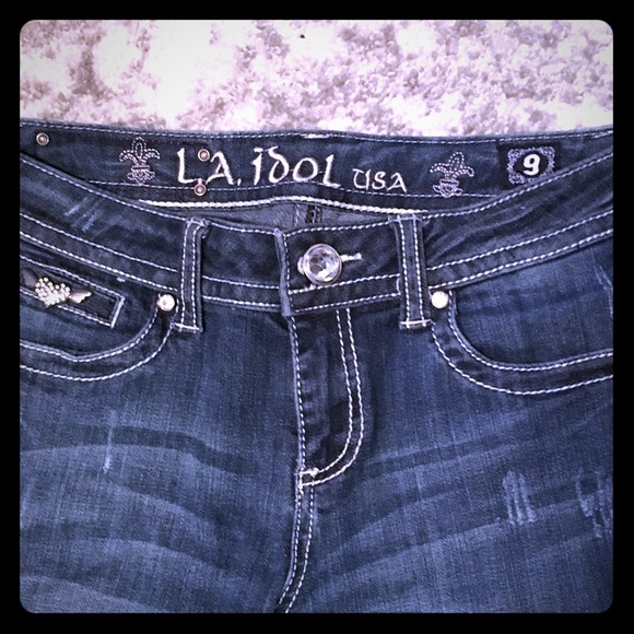 LA Idol Embellished Jeans - Picture 3 of 4